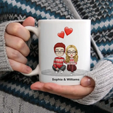 Tasse personnalisée, tout a commencé avec un message – anniversaire, cadeau d'amour pour le conjoint, les couples